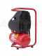 Fini Ciao 6 - Compressore aria elettrico portatile monofase, oil-less - Motore 1,5 HP - 6 lt