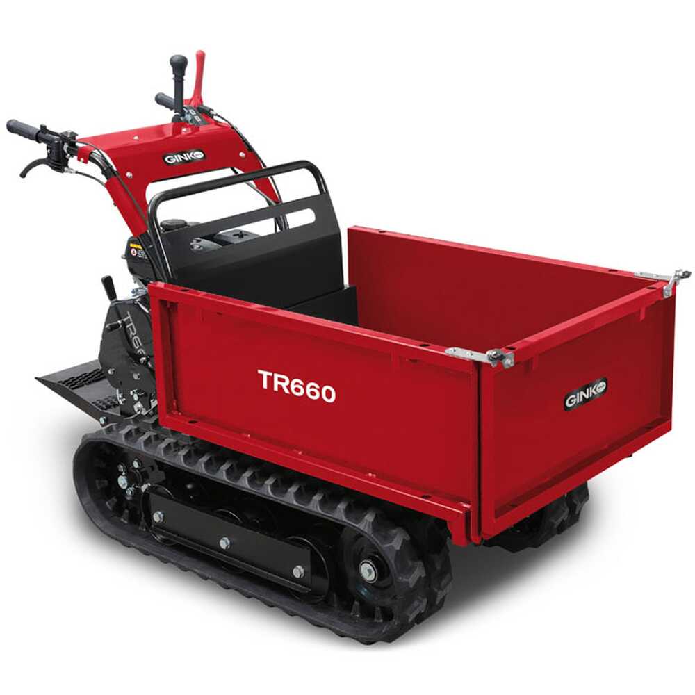 Ginko - MGM TR 660 Motocarriola estensibile con ribaltamento idraulico 600Kg Motocarriole a benzina con cassone estensibile