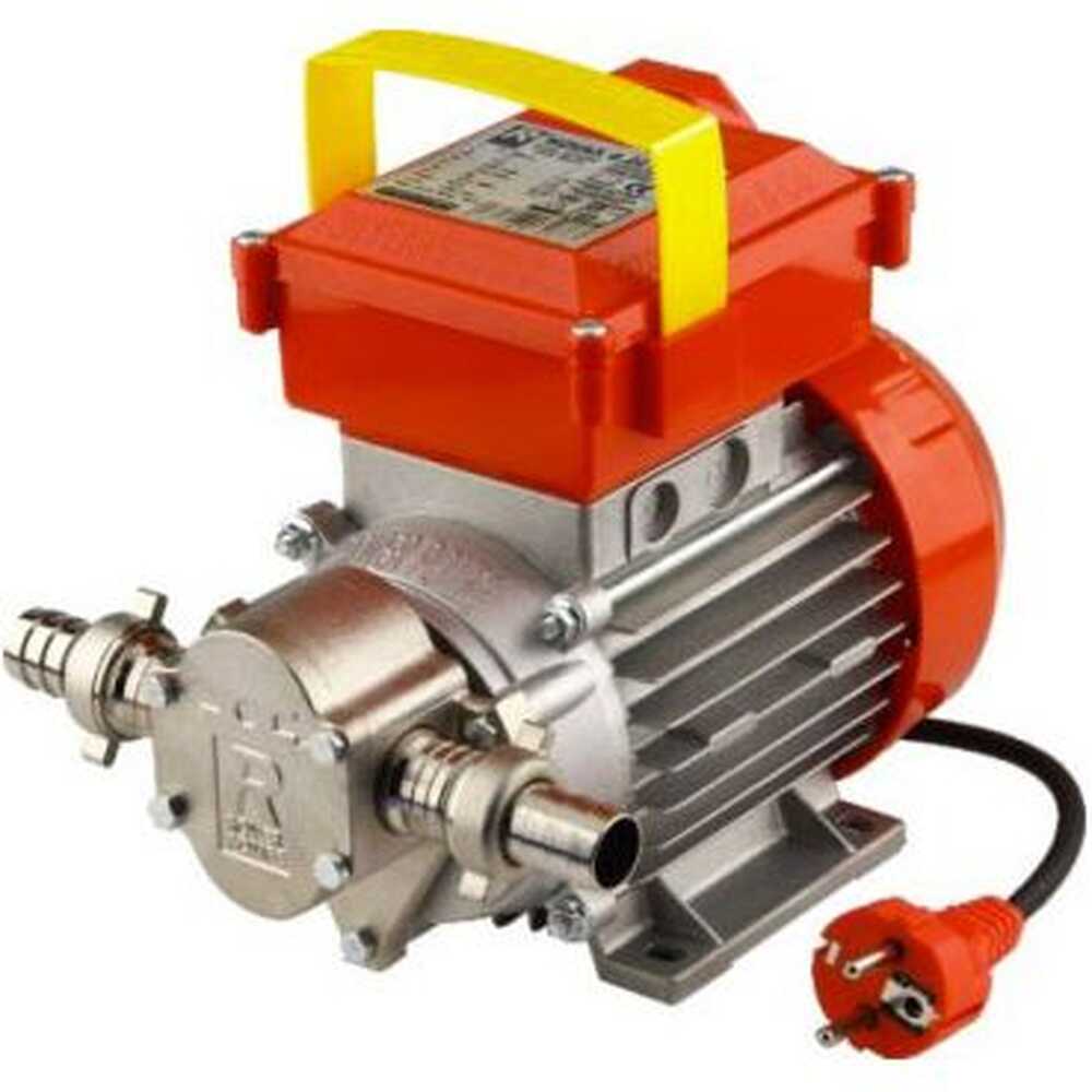 Pompa elettrica travaso benzina 230V con filtro separatore d'acqua Pompa elettrica travaso benzina 230V con filtro separatore d'acqua