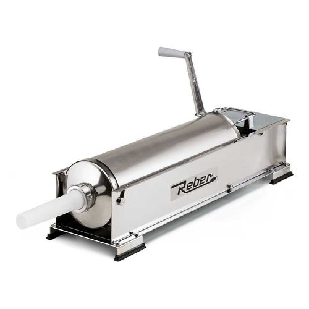 Riempitore Manuale Per Salsicce In Materiale Alimentare - Barattolo Con 3 Imbuti (Sottile, Medio, Spesso) - Attrezzo Fai Da Te Per Salsicce E Salumi - Senza BPA - 4