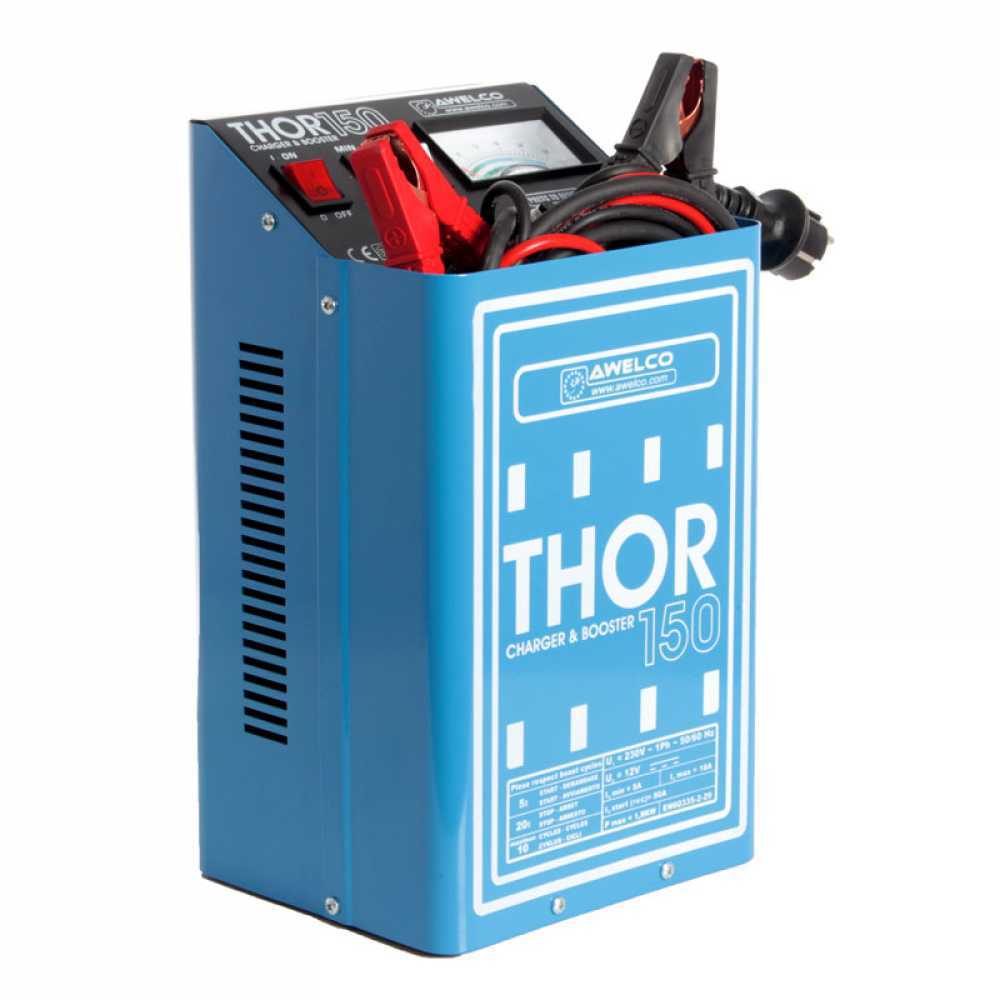 Caricabatteria E Avviatore Tecnoweld Tecnobooster 150 12V 110Ah - 3 Livelli Di Carica, Protezione Inversione Polarità, Made In Italy
