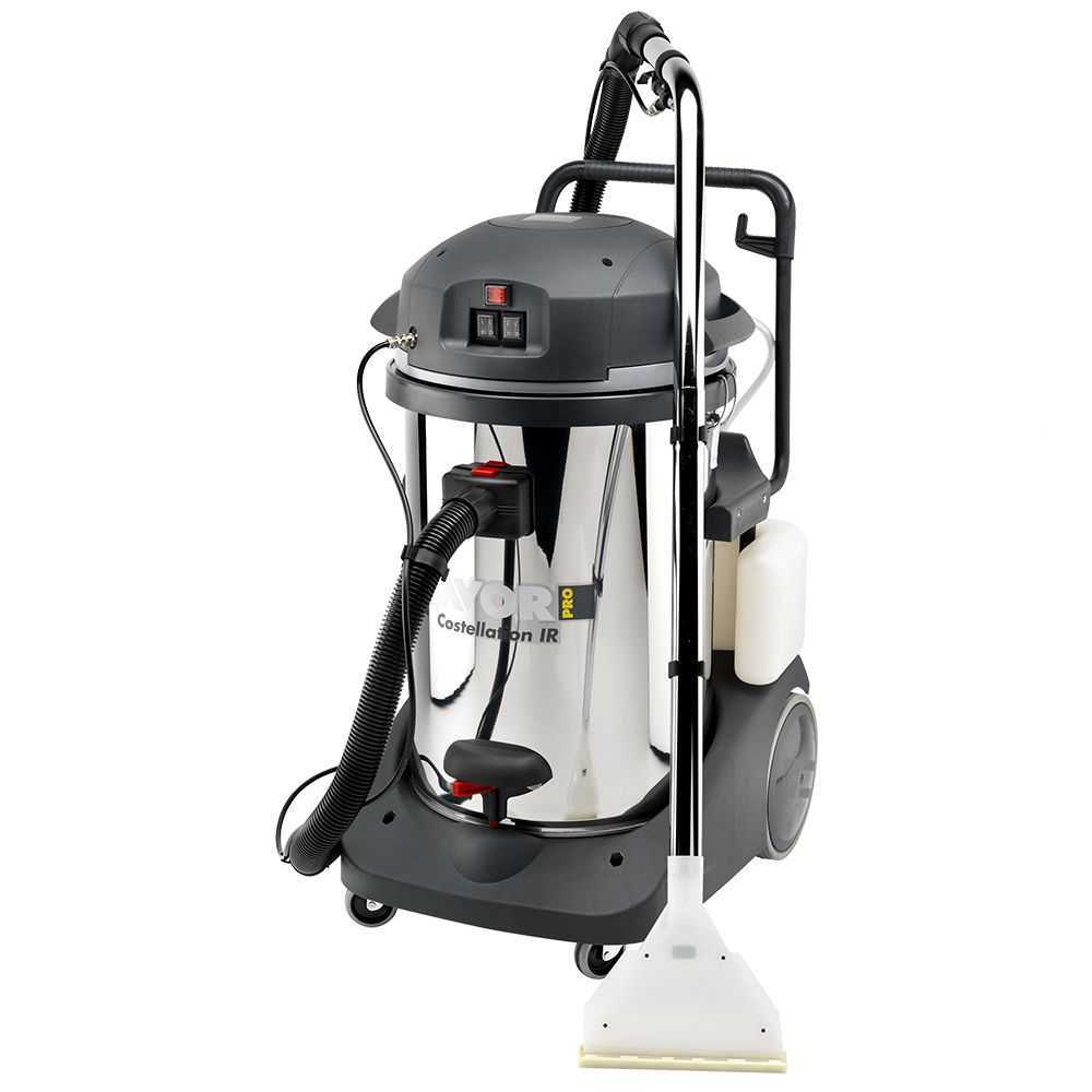 Lavor Pro Costellation IR Aspiratore iniezione estrazione aspiratore per polvere e liquidi Fusto INOX ribaltabile Lavamoquette e lavatappezzeria Profe