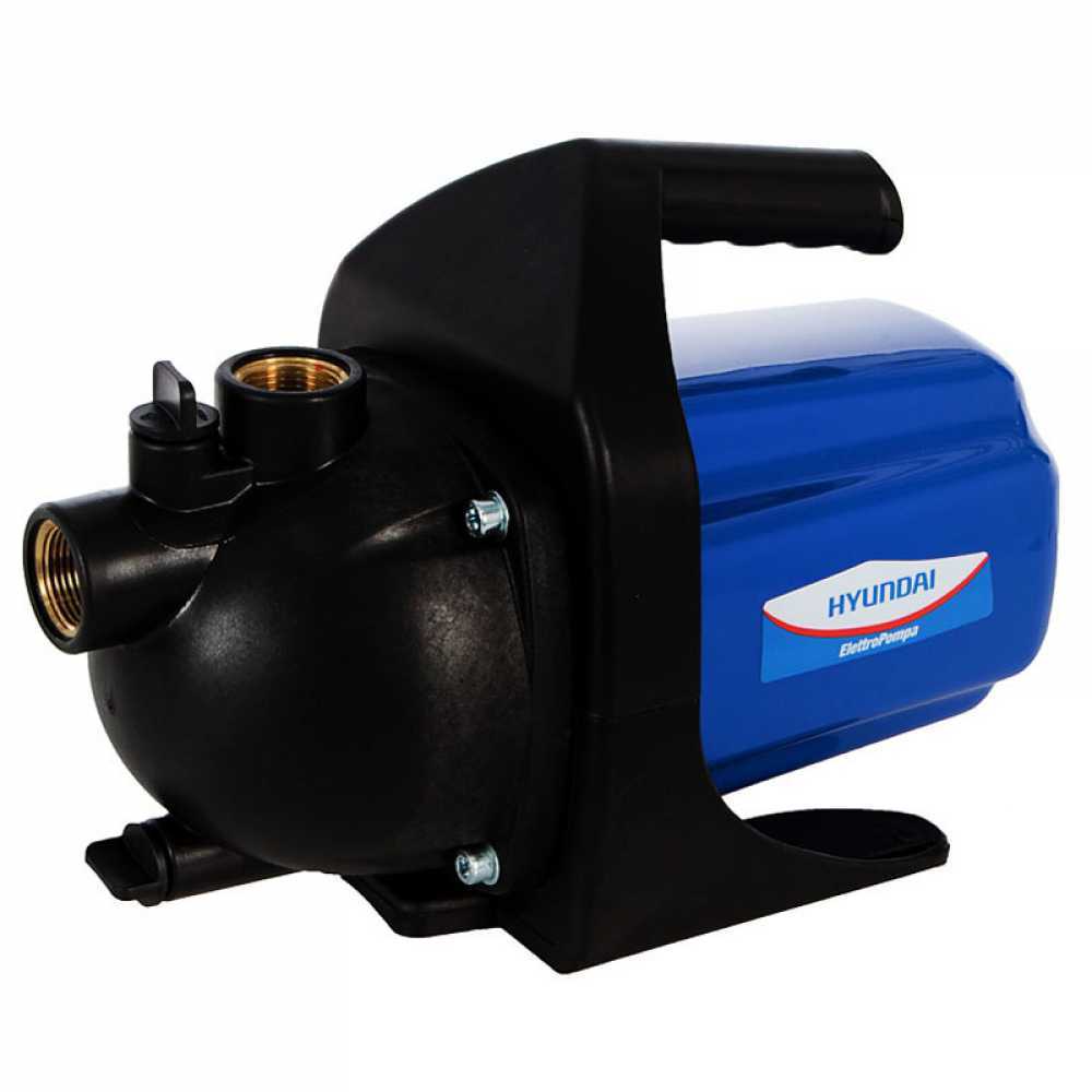 Hyundai JGP6004 Elettropompa da giardino per irrigazione pompa acque chiare 600 watt Pompe da giardino autoadescanti elettriche 230V