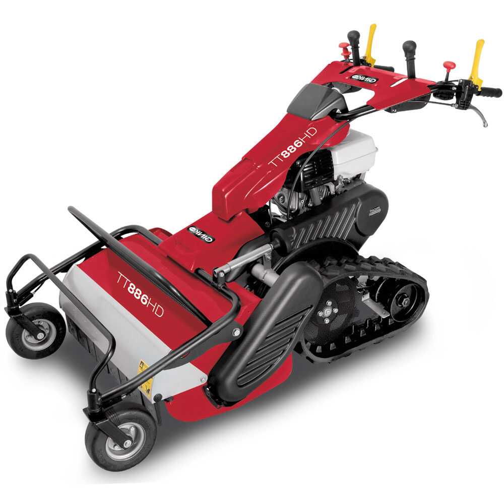 Ginko - MGM MGM TT 886 HD Trinciaerba professionale a martelli Cingolato Honda GX390 Trinciaerba a scoppio a martelli cingolato