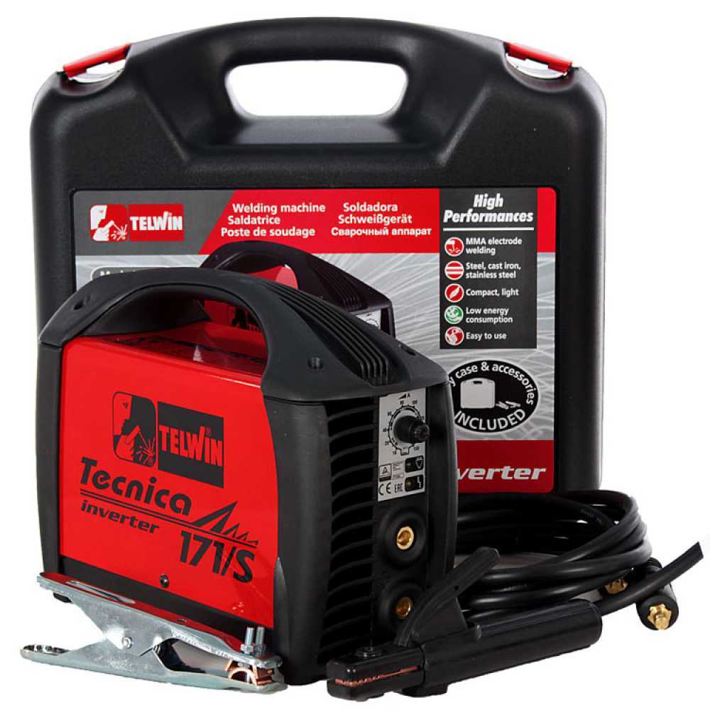 Telwin Saldatrice inverter Telwin Tecnica 171/S 816003 MMA e TIG da 150A 