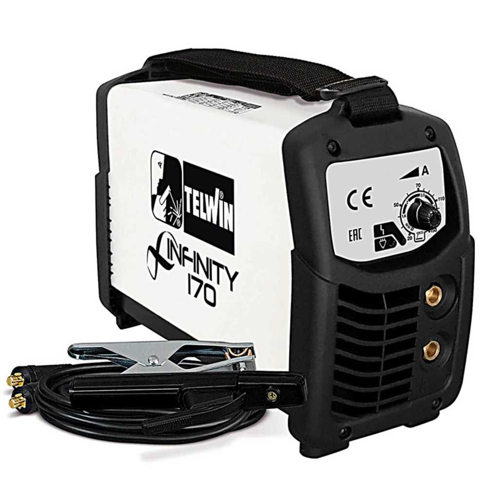 Telwin Saldatrice inverter ad elettrodo professionale elettrica TIG Telwin Infinity 170 