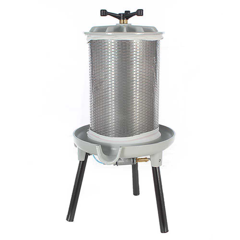 GRIFO PEA20 Pressa pneumatica per frutta 20 L Vasca in INOX Presse per Frutta Pneumatiche