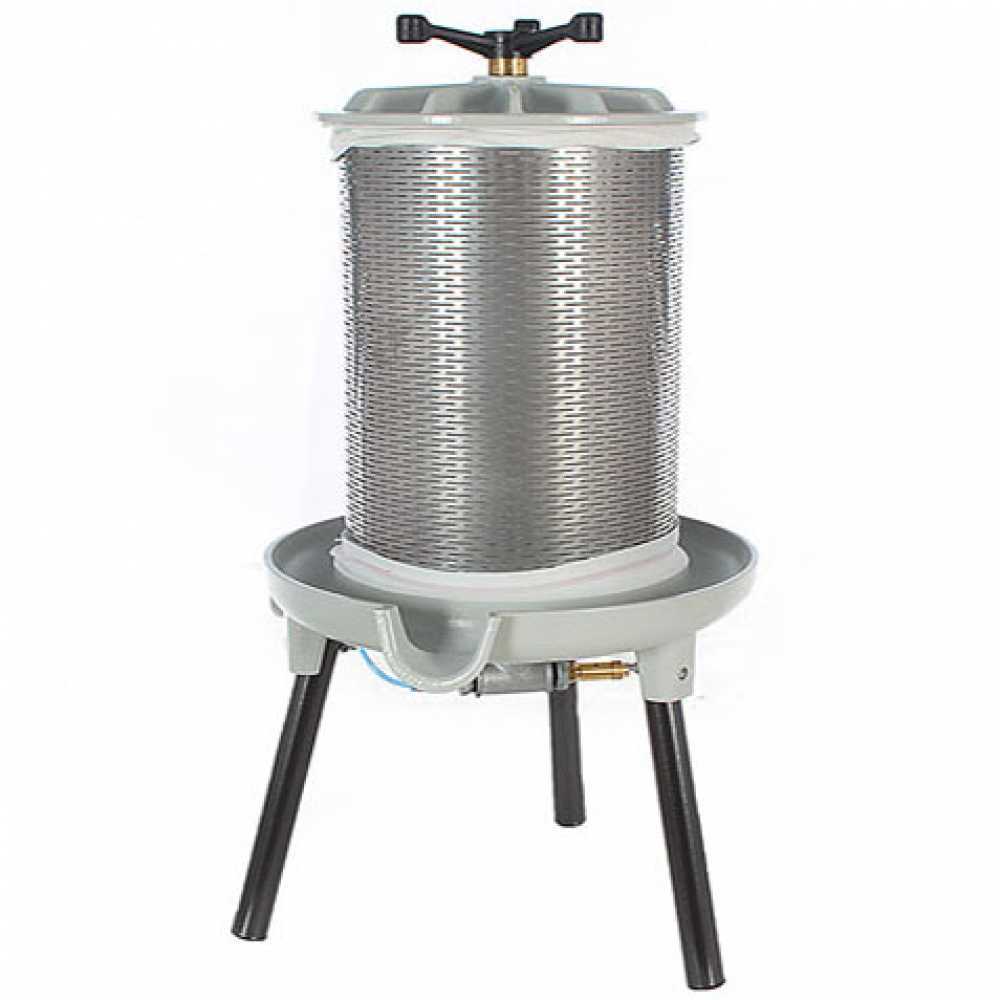 GRIFO PEA40 Pressa pneumatica per frutta 40 L Vasca in INOX Presse per Frutta Pneumatiche