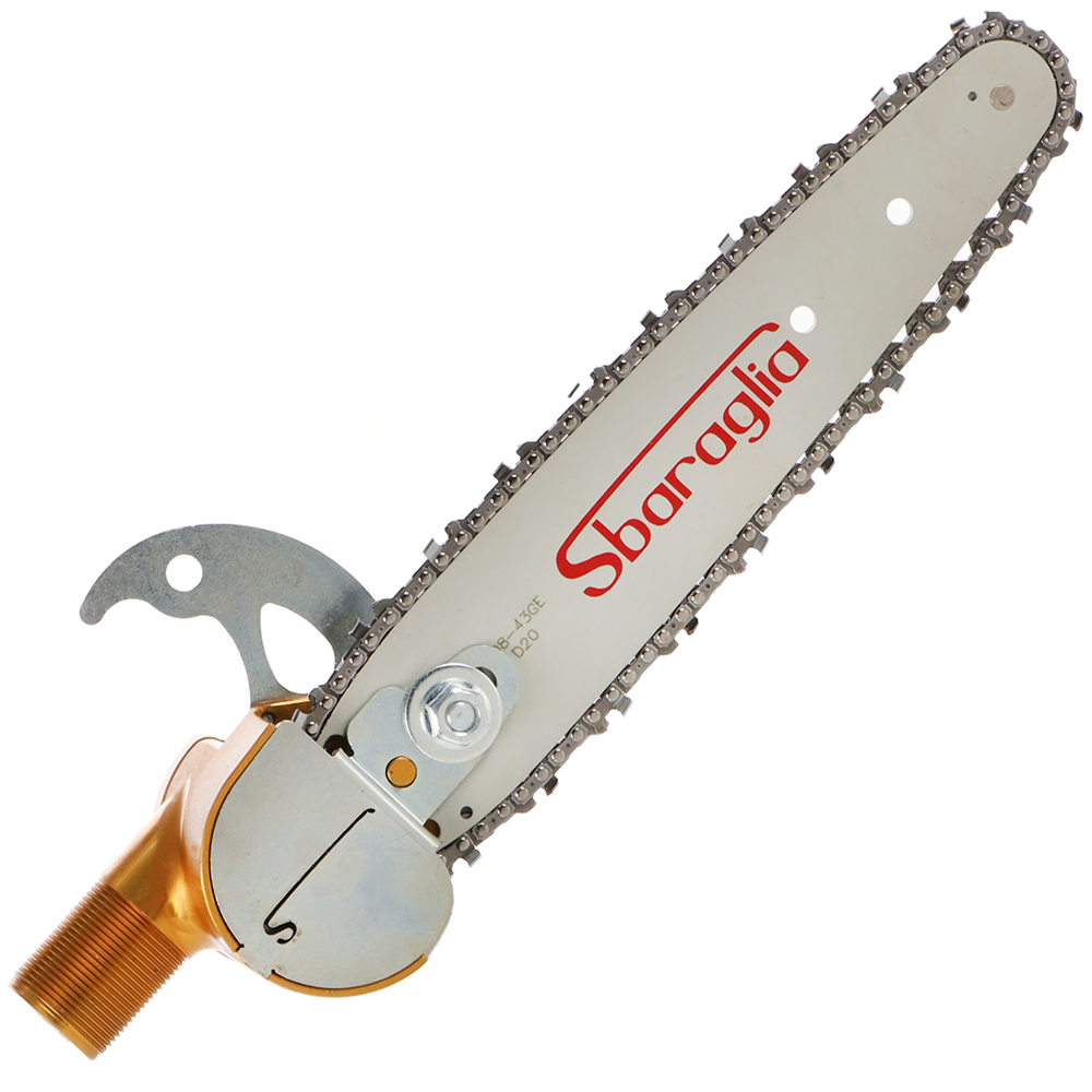 Sbaraglia Turbo Potatore pneumatico a catena Lama carving da 22cm Seghe a catena ad aria compressa per asta di prolunga