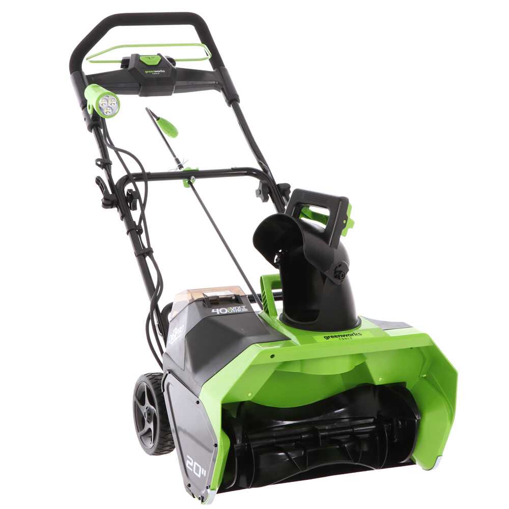 Greenworks GD40ST Spazzaneve a batteria SENZA BATTERIE E CARICABATTERIE Spazzaneve a batteria