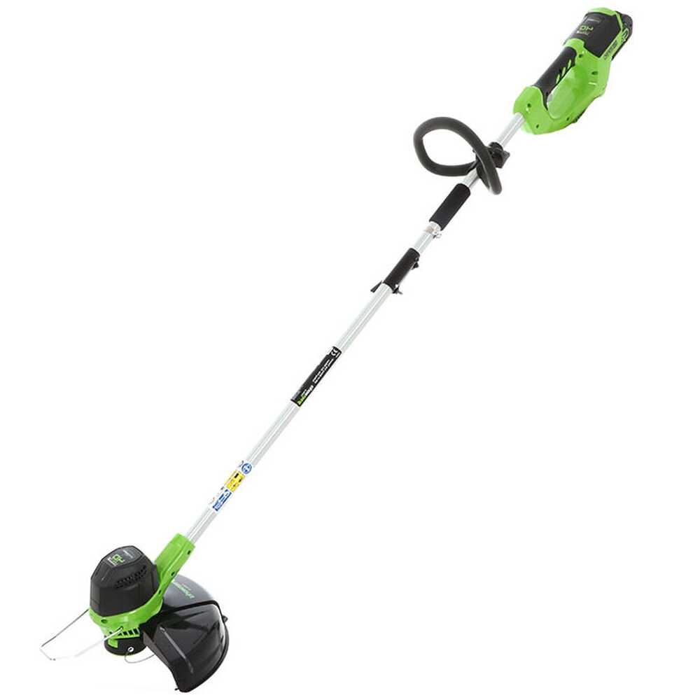 Greenworks G40LT Tagliabordi a batteria SENZA BATTERIA E CARICABATTERIA Tagliabordi a batteria