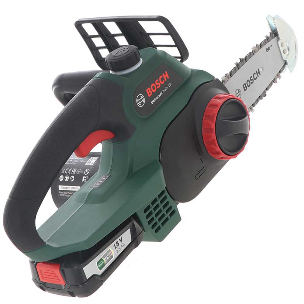 Mini Motosega A Batteria 6 Pollici, Compatibile Bosch 18V, Motore Brushless, 2 Catene - Leggera E Portatile Per Giardinaggio E Taglio Legna