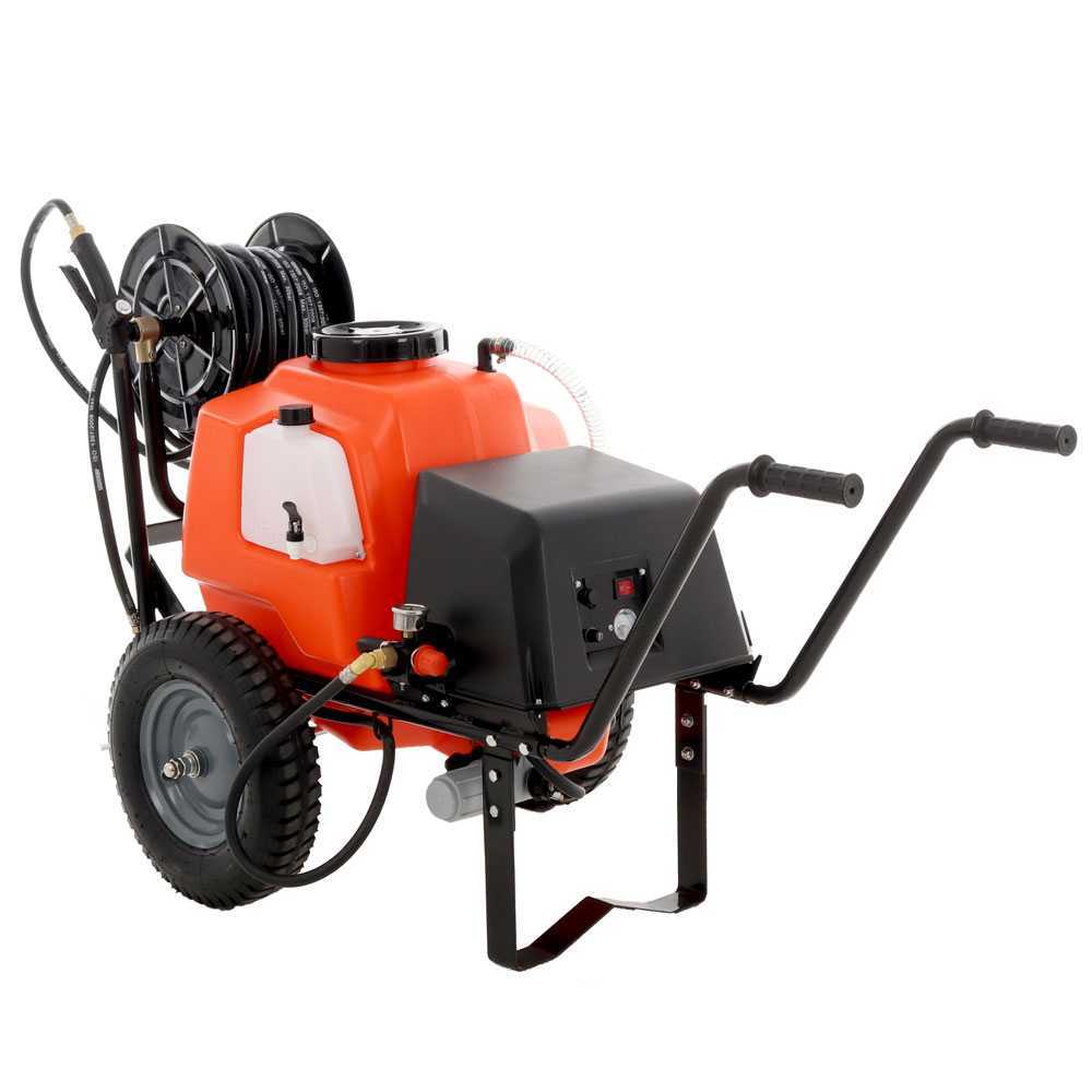 Stocker Art. 302 Pompa irroratrice carrellata a batteria 60L 12V Pompe irroratrici a batteria carrellate con serbatoio