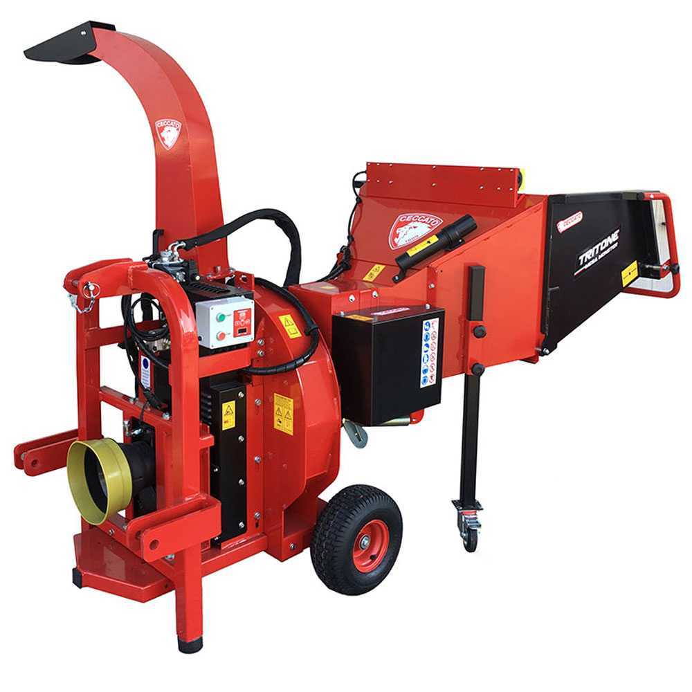 Ceccato Olindo Tritone Mega Monster P.T.O. Biotrituratore per trattore Trasmissione idraulica Biotrituratori a trattore a disco + martelli + autotrasc