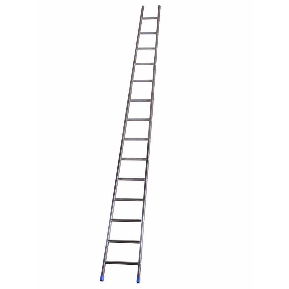 Marchetti Agri L14, 14 gradini, 4.10 m Scala agricola conica in alluminio Altezza stimata operativa 5.10 m Scale dritte in alluminio (singole)