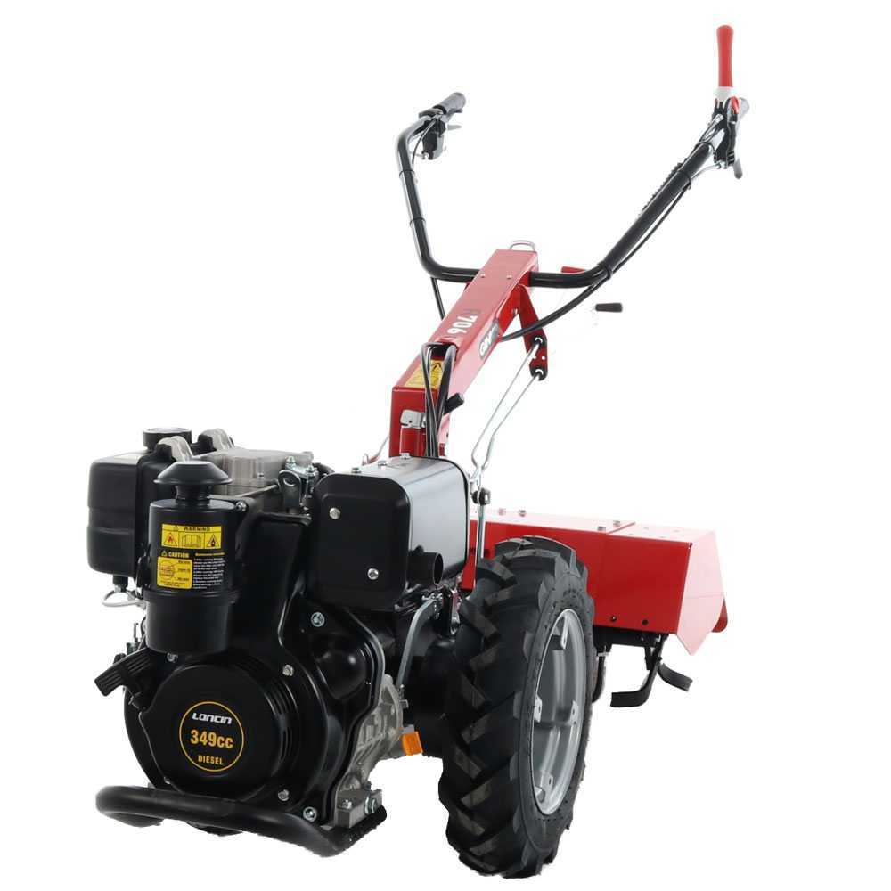 Ginko - MGM 706 Motocoltivatore diesel Loncin D350F 8HP Motocoltivatori multifunzione Serie pesante