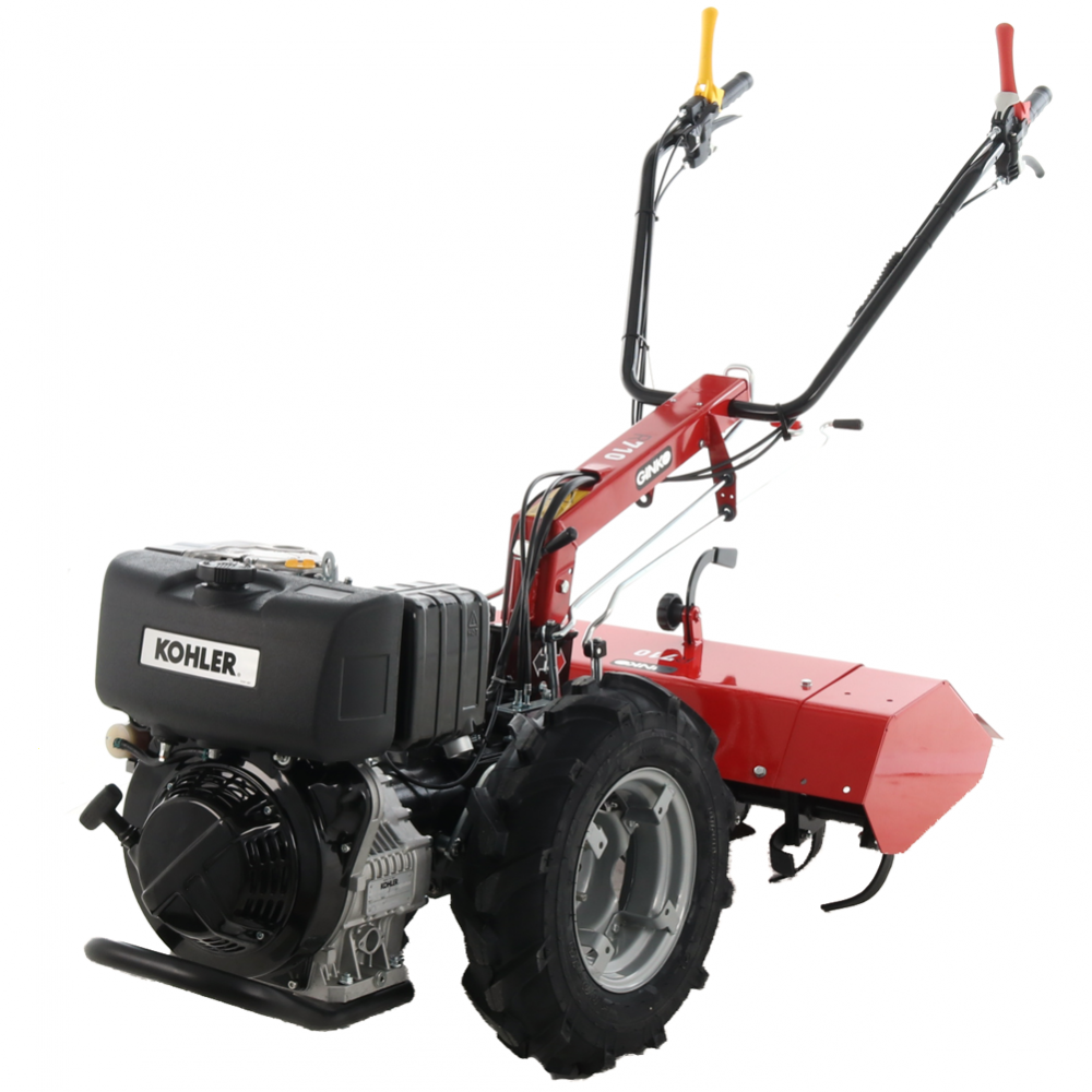 Ginko - MGM R710 EKO Motocoltivatore diesel Kohler KD15-440 11HP Motocoltivatori multifunzione Serie pesante