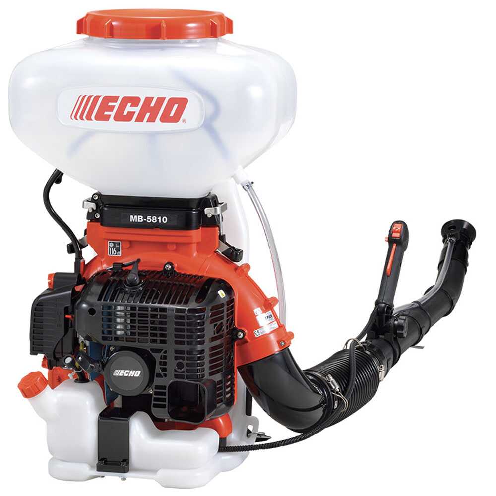 Echo MB 5810 Atomizzatore spalleggiato a scoppio 58,2 cc 3,3 Hp Atomizzatori a scoppio spalleggiati