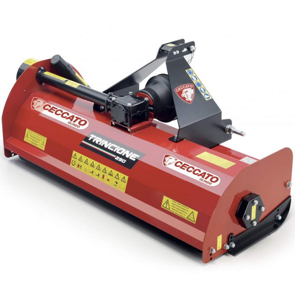 Ceccato Olindo Trincione 290 Trinciaerba per trattore 140cm 24 mazze Serie leggera Trincia trattore ad Attacco Fisso LEGGERE