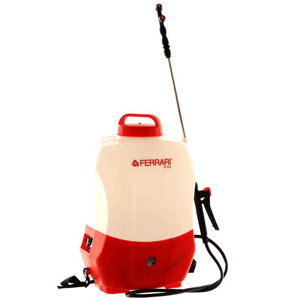 Ferrari Group 16L Pompa irroratrice a zaino con batteria al litio 12V 8Ah Pompe irroratrici a spalla / zaino a batteria