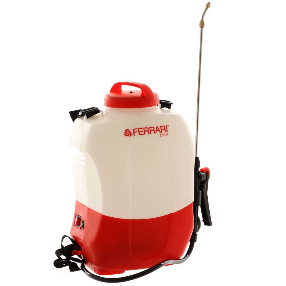 Ferrari Group 8L Pompa irroratrice a zaino con batteria al litio 12V 4Ah Pompe irroratrici a spalla / zaino a batteria