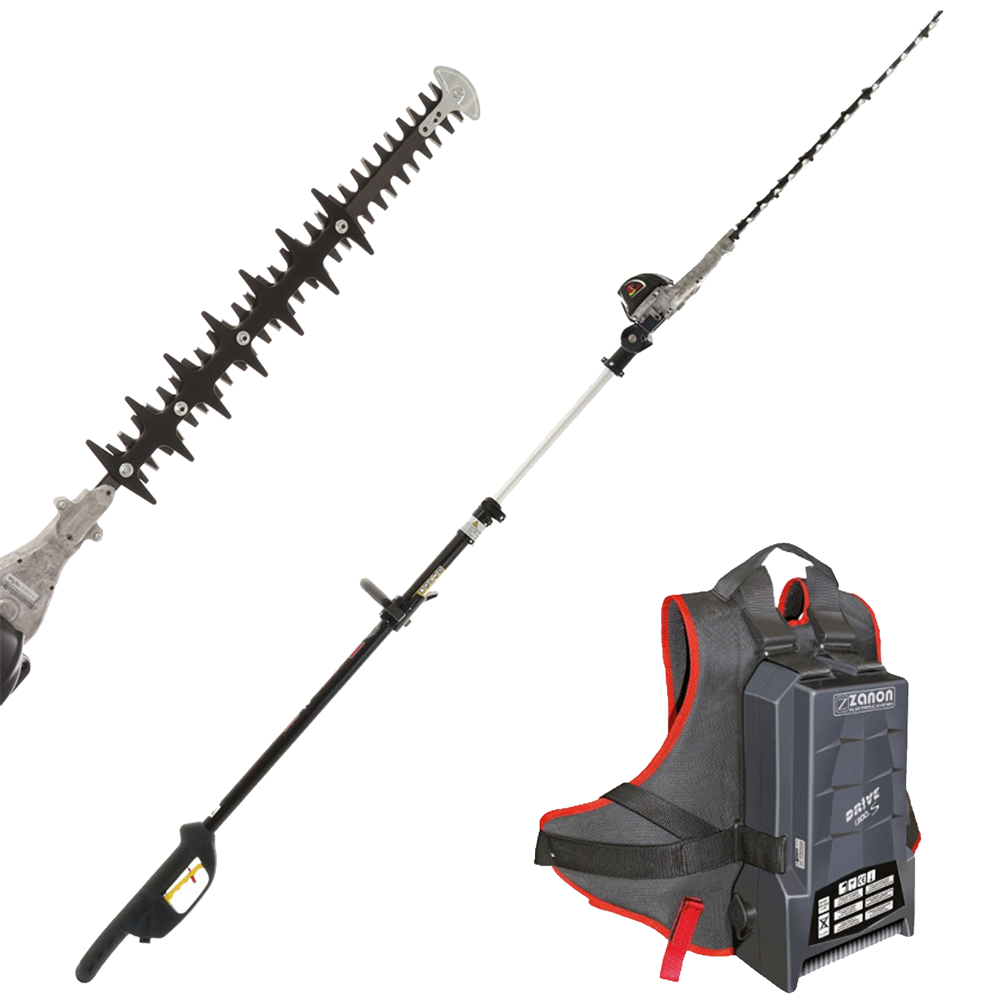 Zanon Raptor 600 Tagliasiepi su asta di prolunga telescopica a batteria 50.4V/15.9Ah Tagliasiepi a batteria su asta di prolunga