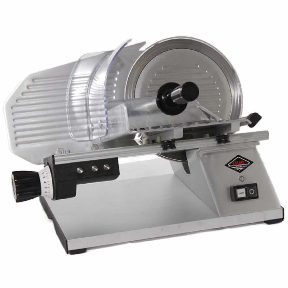 C.EL.ME. Celme TOP 250 Affettatrice CE professionale in alluminio anodizzato Affettatrici con lama 250 mm