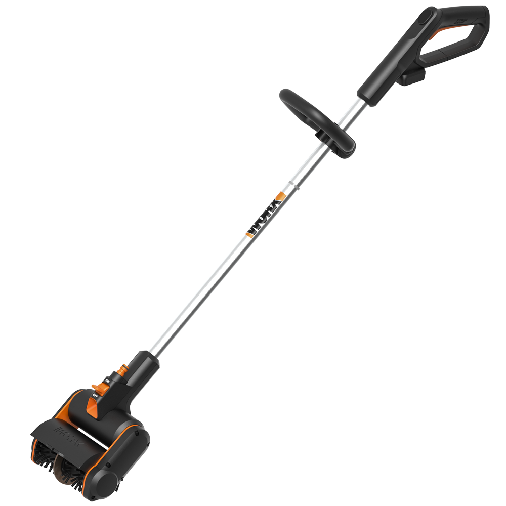 Worx WG441E.9 Pulitore per esterni a batteria 2 spazzole incluse SENZA BATTERIE E CARICABATTERIE Spazzole rotanti a batteria per pulizia pavimenti est
