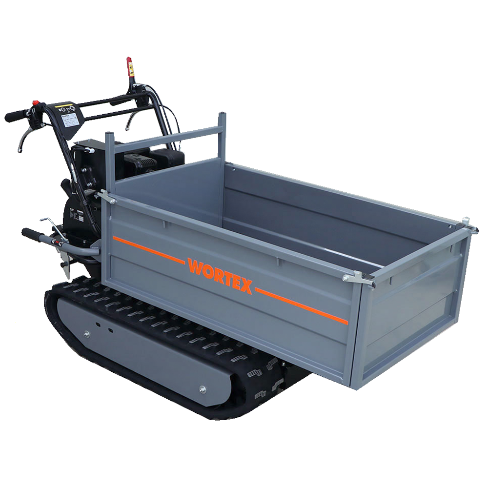 Wortex SFL 500-E Motocarriola cingolata cassone estensibile 500Kg Motocarriole a benzina con cassone estensibile