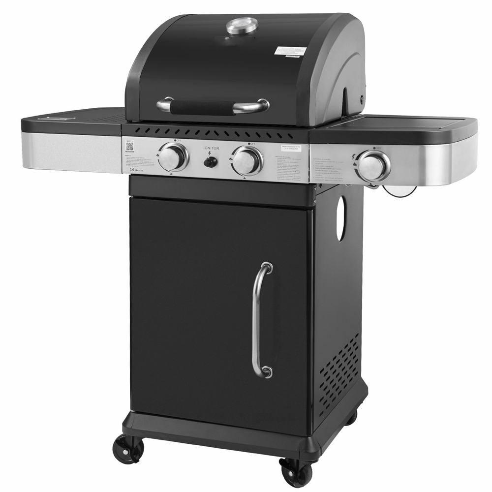 Barbecue a gas MasterCook Dallas 2+1 fuochi in Offerta AgriEuro