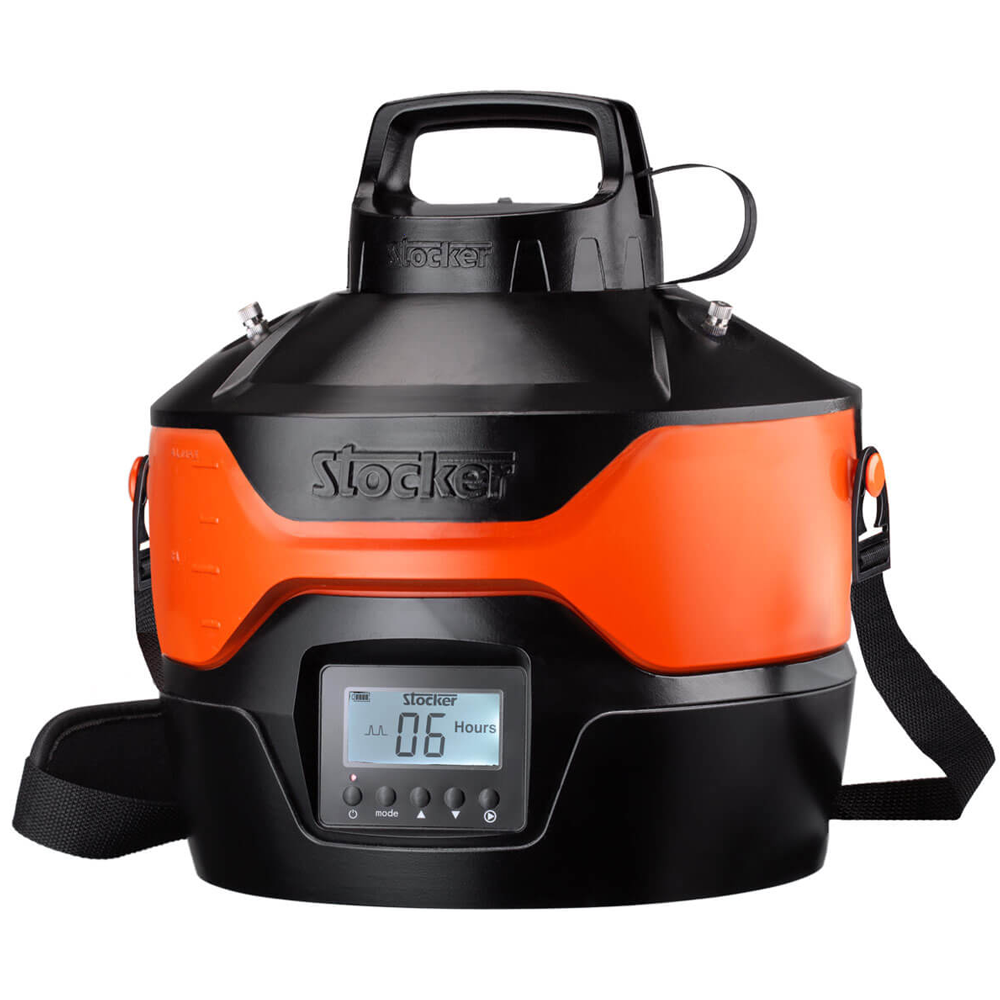 Stocker Geyser 4L Arancione Nebulizzatore antizanzare da giardino a batteria 12V 2,5Ah Nebulizzatori antizanzare e per disinfestazioni da giardino