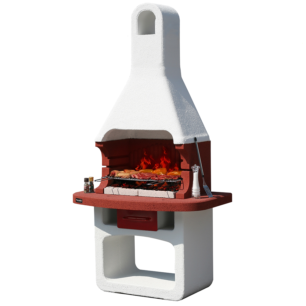 Griglia di cottura 67x40 cm Sunday Barbecue a carbonella Sunday Como in cemento 