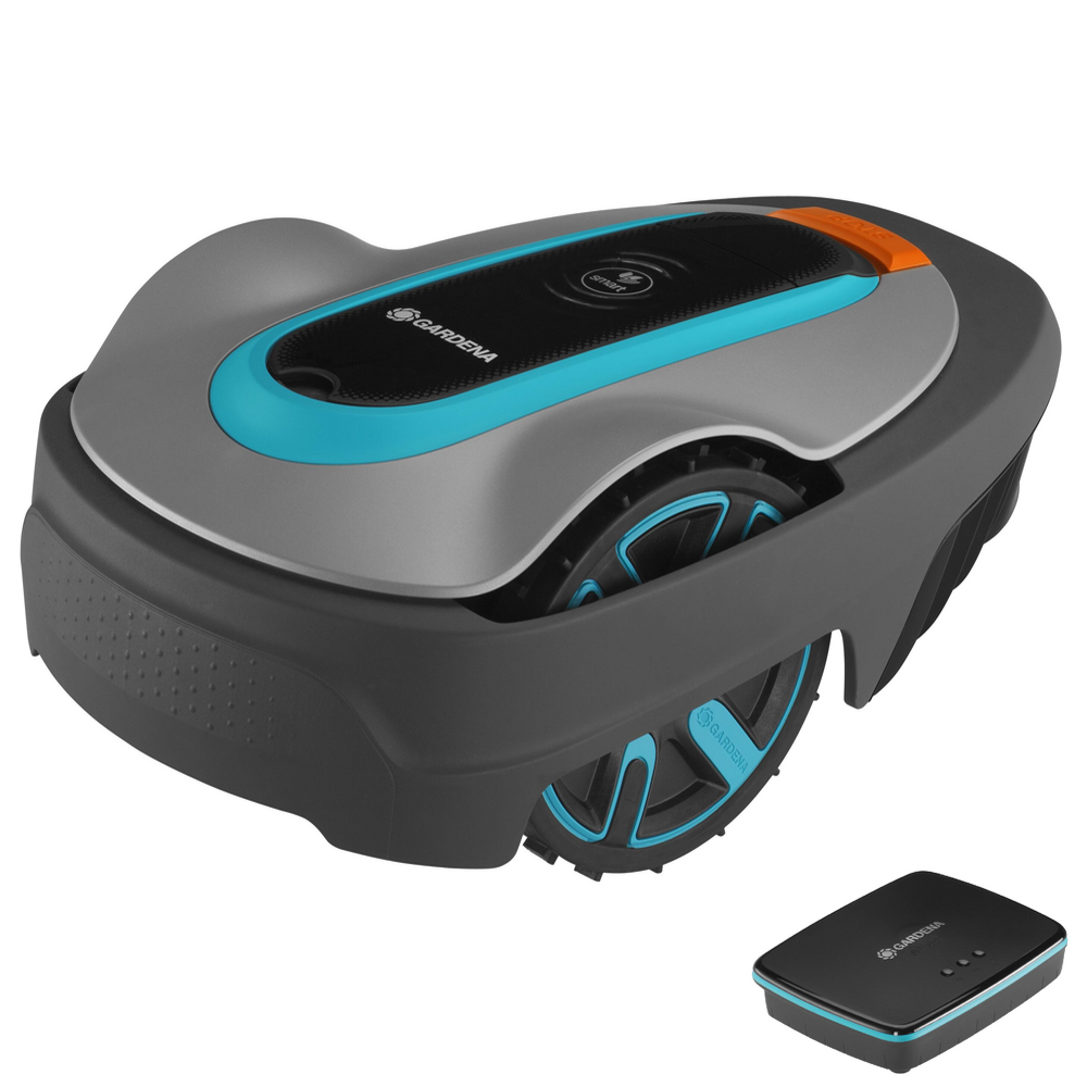Gardena SILENO city 600 set Smart Robot rasaerba Gestione Smart App Robot Tagliaerba con filo perimetrale 600 900 mq