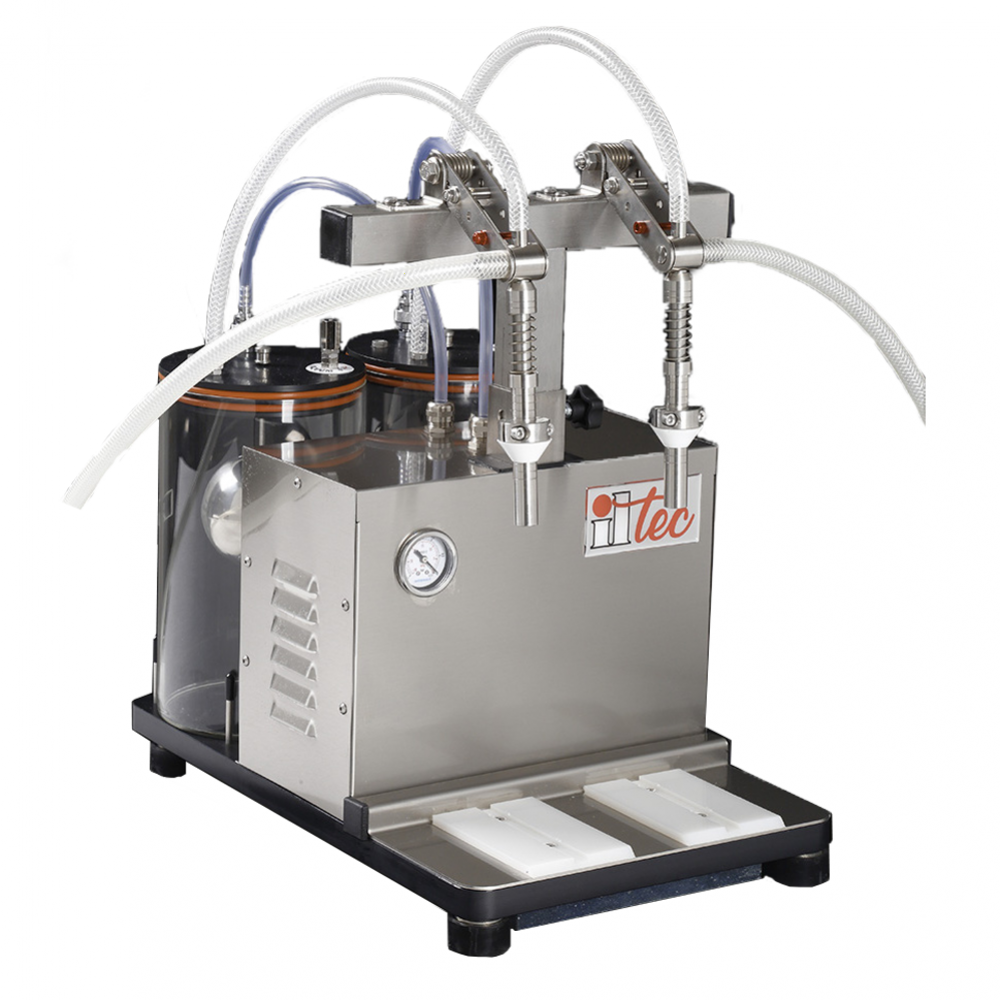 Il-Tec Ultrafiller Dual Fluid Imbottigliatrice a depressione elettrica per liquidi alimentari Imbottigliatrici elettriche a depressione