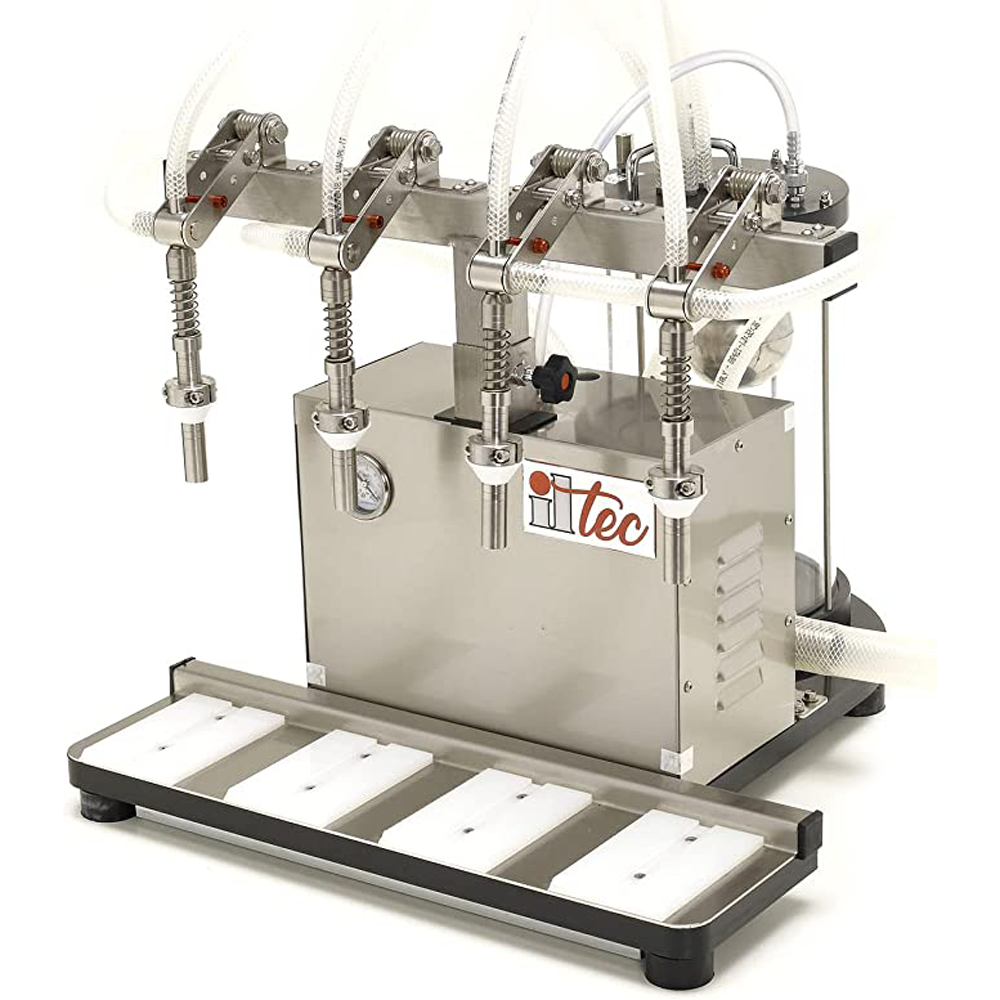Il-Tec Ultrafiller 4 Imbottigliatrice a depressione pneumatica per liquidi alimentari Imbottigliatrici ad aria compressa a depressione
