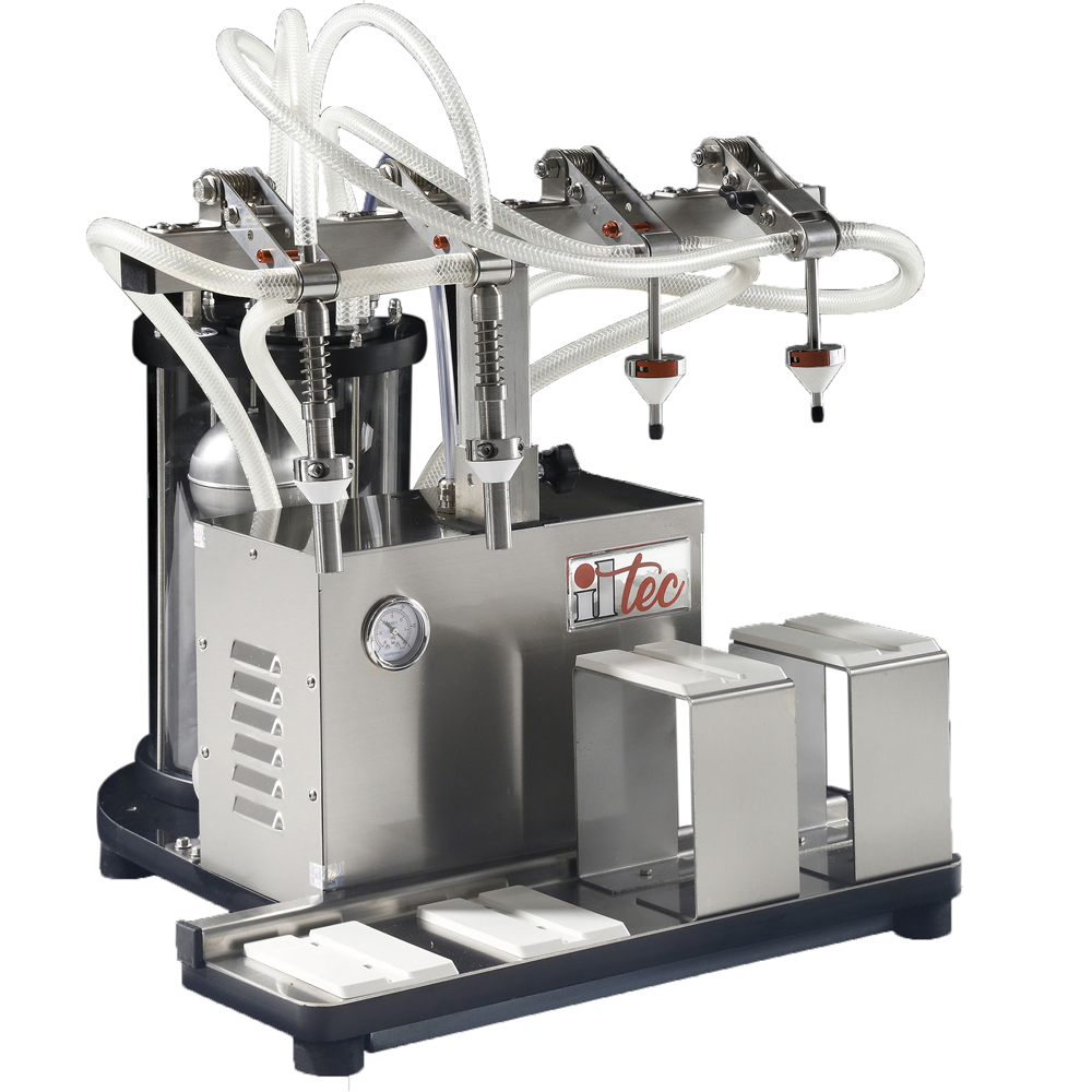 Il-Tec Ultrafiller 4 Mista Imbottigliatrice a depressione pneumatica per liquidi alimentari Imbottigliatrici ad aria compressa a depressione