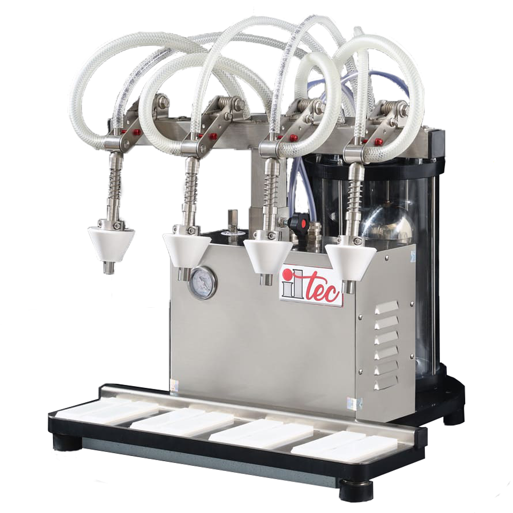 Il-Tec Ultrafiller 4 Pomodoro Imbottigliatrice a depressione pneumatica per liquidi densi Imbottigliatrici ad aria compressa a depressione