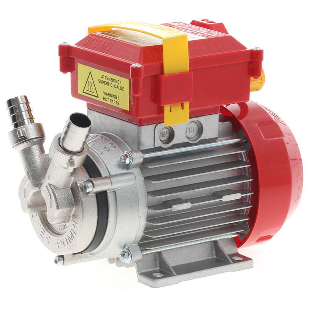 Rover Pompe Novax 20 B Pompa elettrica da travaso Elettropompa per liquidi caldi e birra Monofase 230V Travaso per Birra (e liquidi caldi)