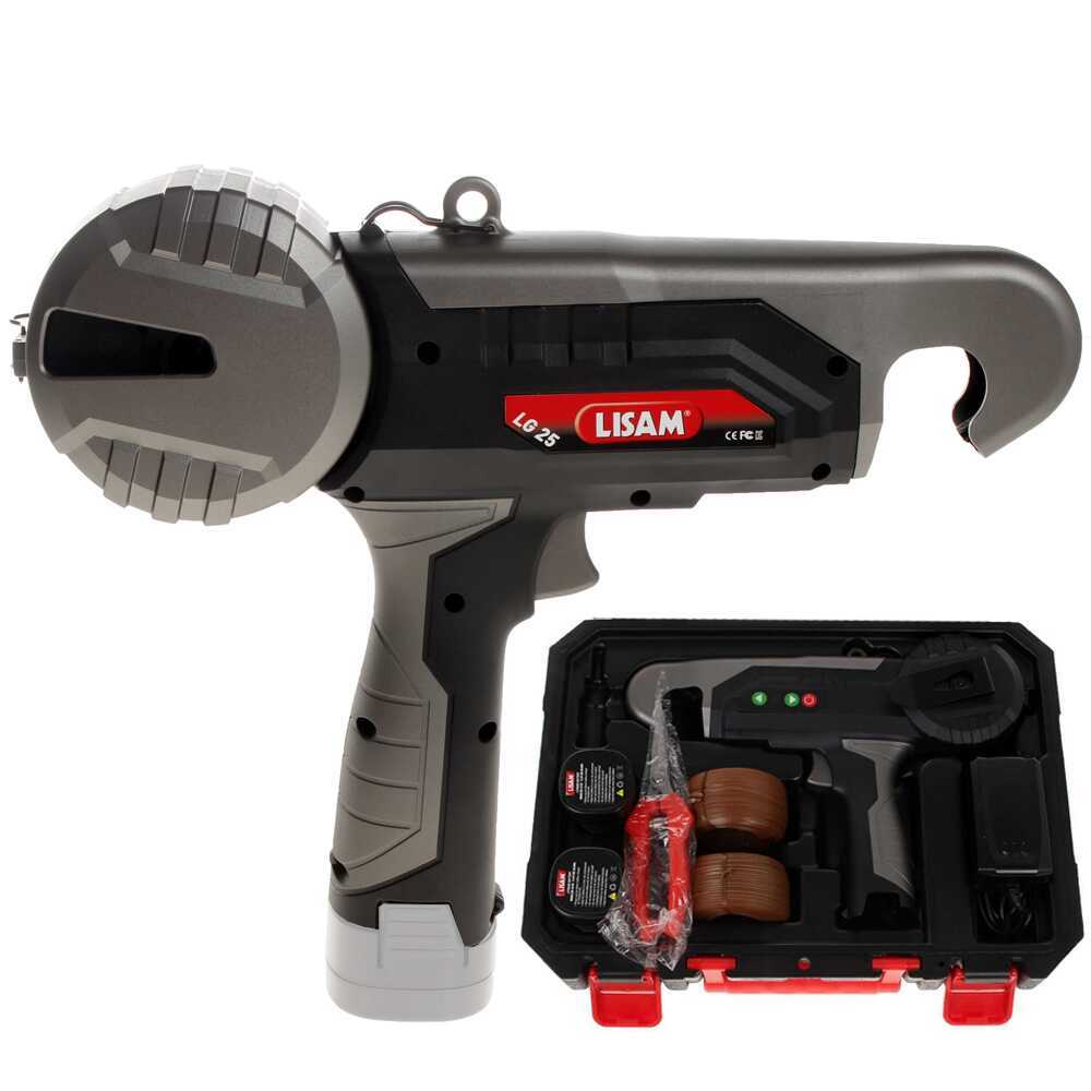Lisam LG 25 Legatrice con batteria integrata 2 x 16.8V 2Ah Legatrici con batteria integrata