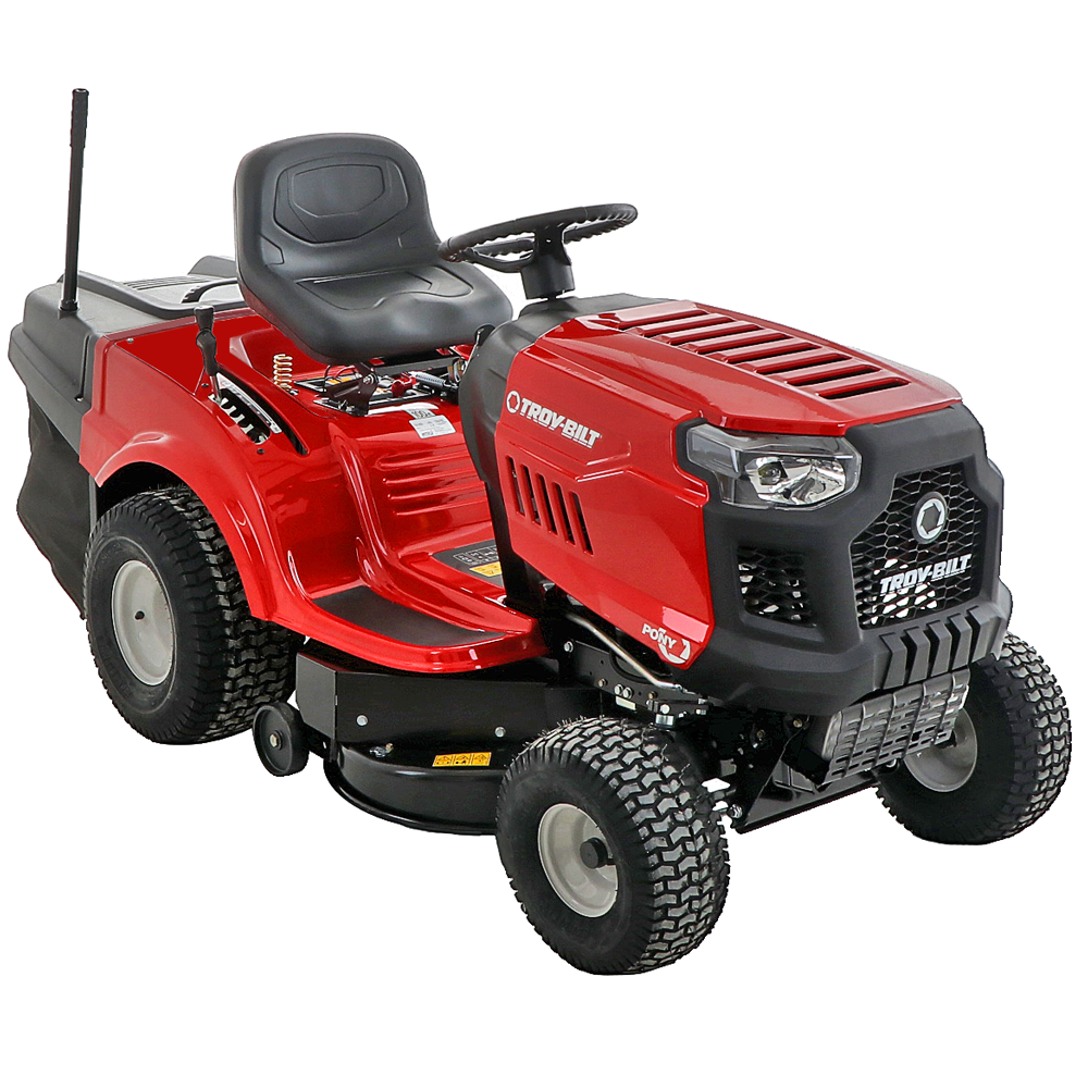 Troy-Bilt Troy Bilt Pony 927T-R Trattorino rasaerba cambio transmatico cesto di raccolta Trattorini a scoppio con cofano anteriore e cesto di raccolta
