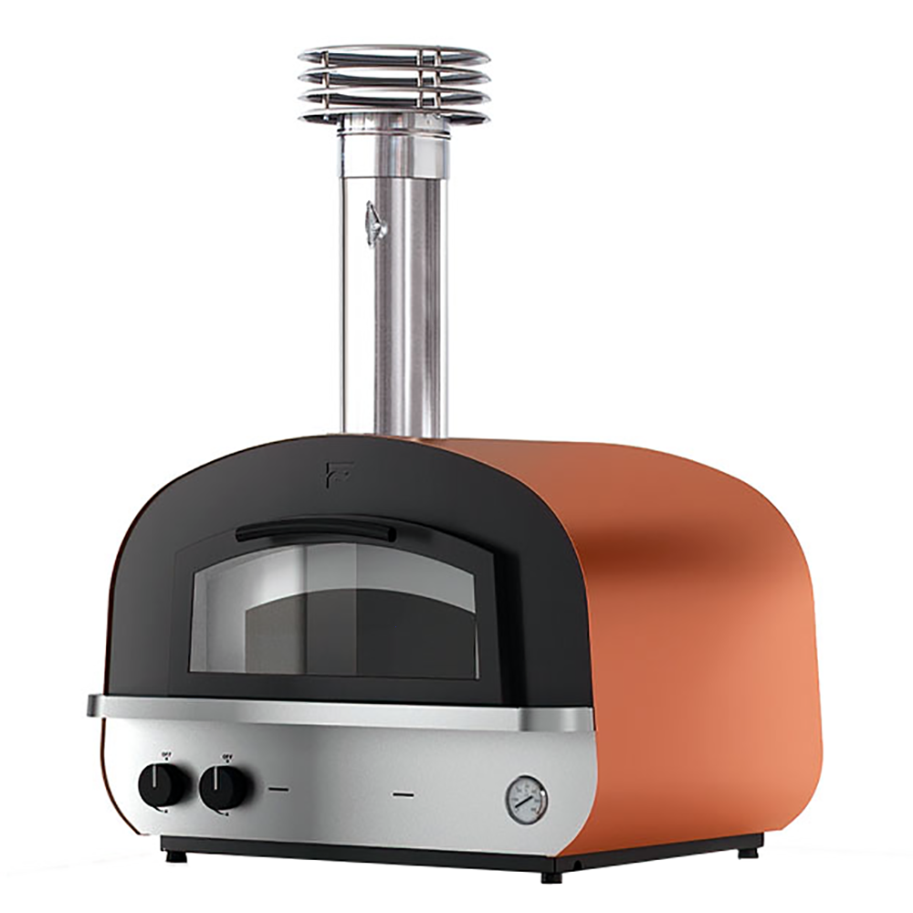 Forno Per Pizza A Gas Da Esterno - Cuoce In 2 Minuti, Per Pizze Fino A 34 Cm, Accensione Elettronica E Termometro - Foto 8