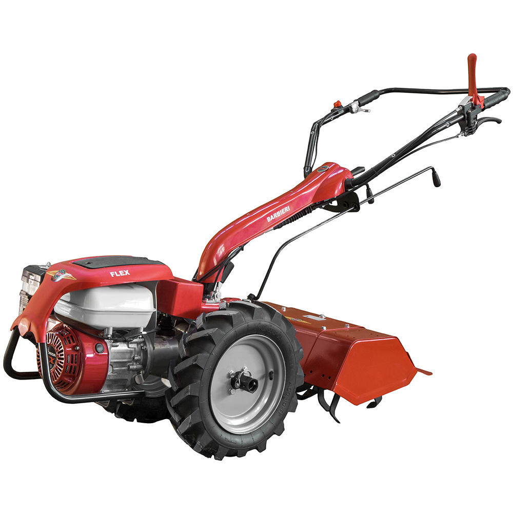 Barbieri Flex 2+2 Motocoltivatore benzina Honda GX200 5.8HP Motocoltivatori multifunzione Serie media