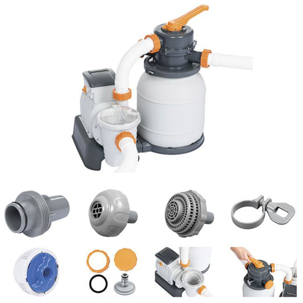 Bestway Pompa filtro a sabbia 58497 Portata d'acqua 5.678 l/h 230 W Pompe e filtri a sabbia per piscine