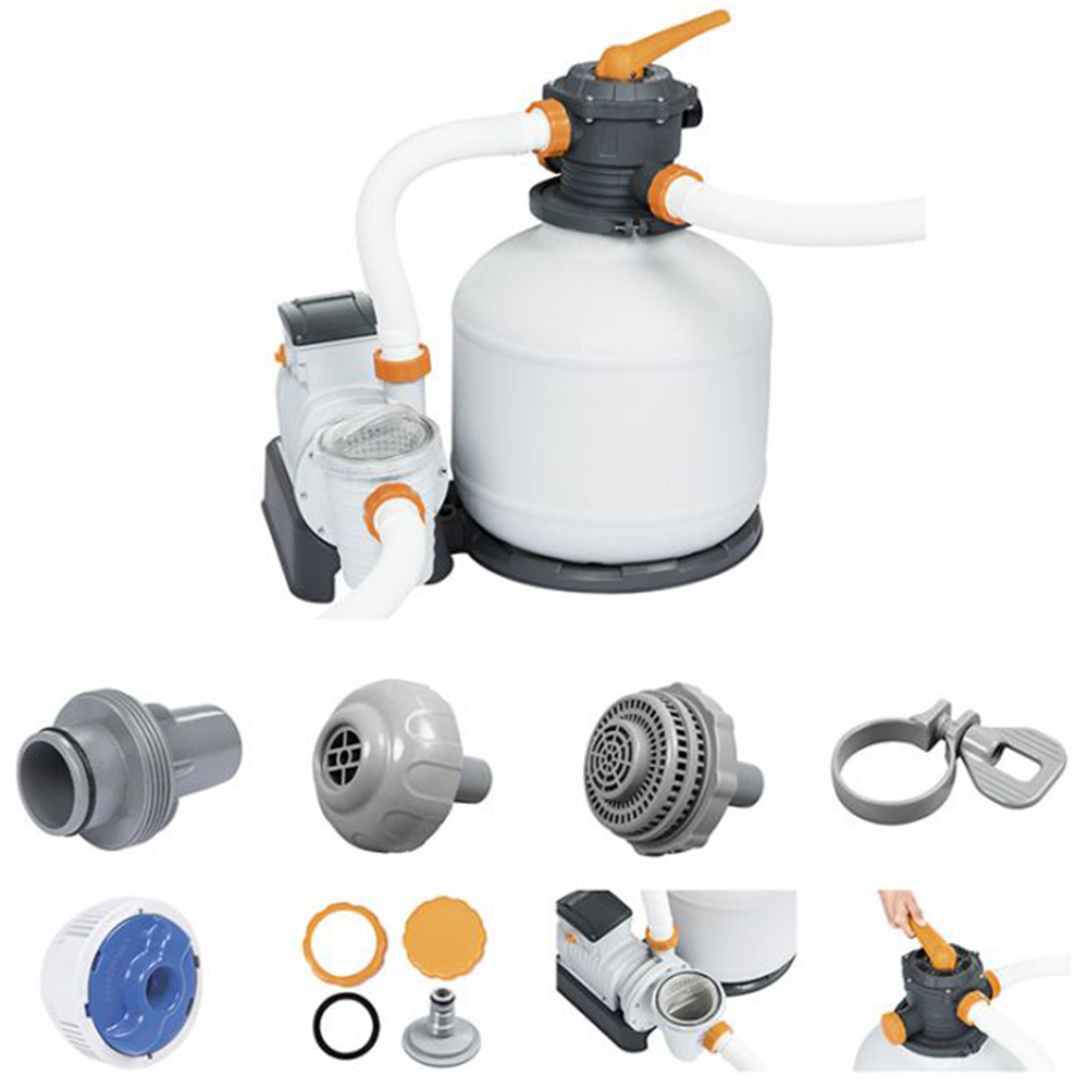 Bestway Pompa filtro a sabbia 58486 Portata d'acqua 11.355 l/h 500 W Pompe e filtri a sabbia per piscine