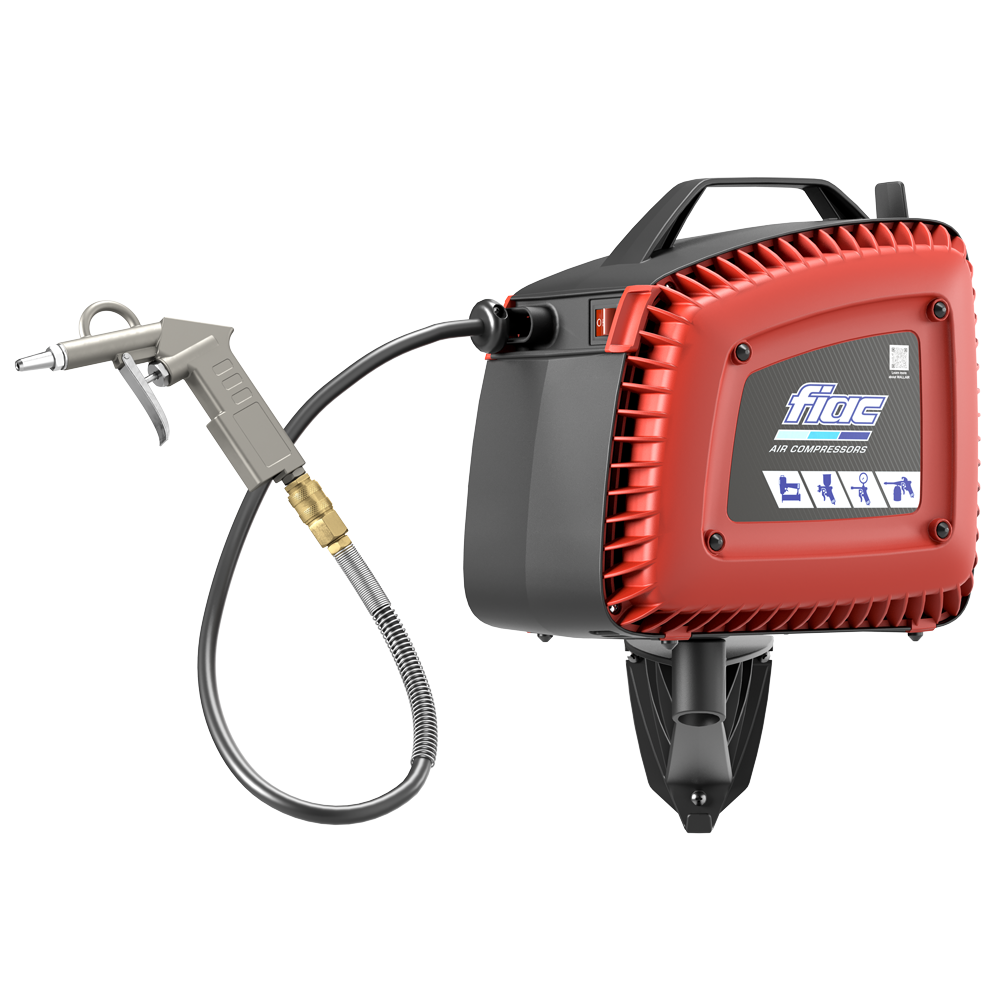 FIAC Compact V230/50 Compressore aria elettrico monofase a muro, oil-less Motore 1.5 HP Compressori a muro