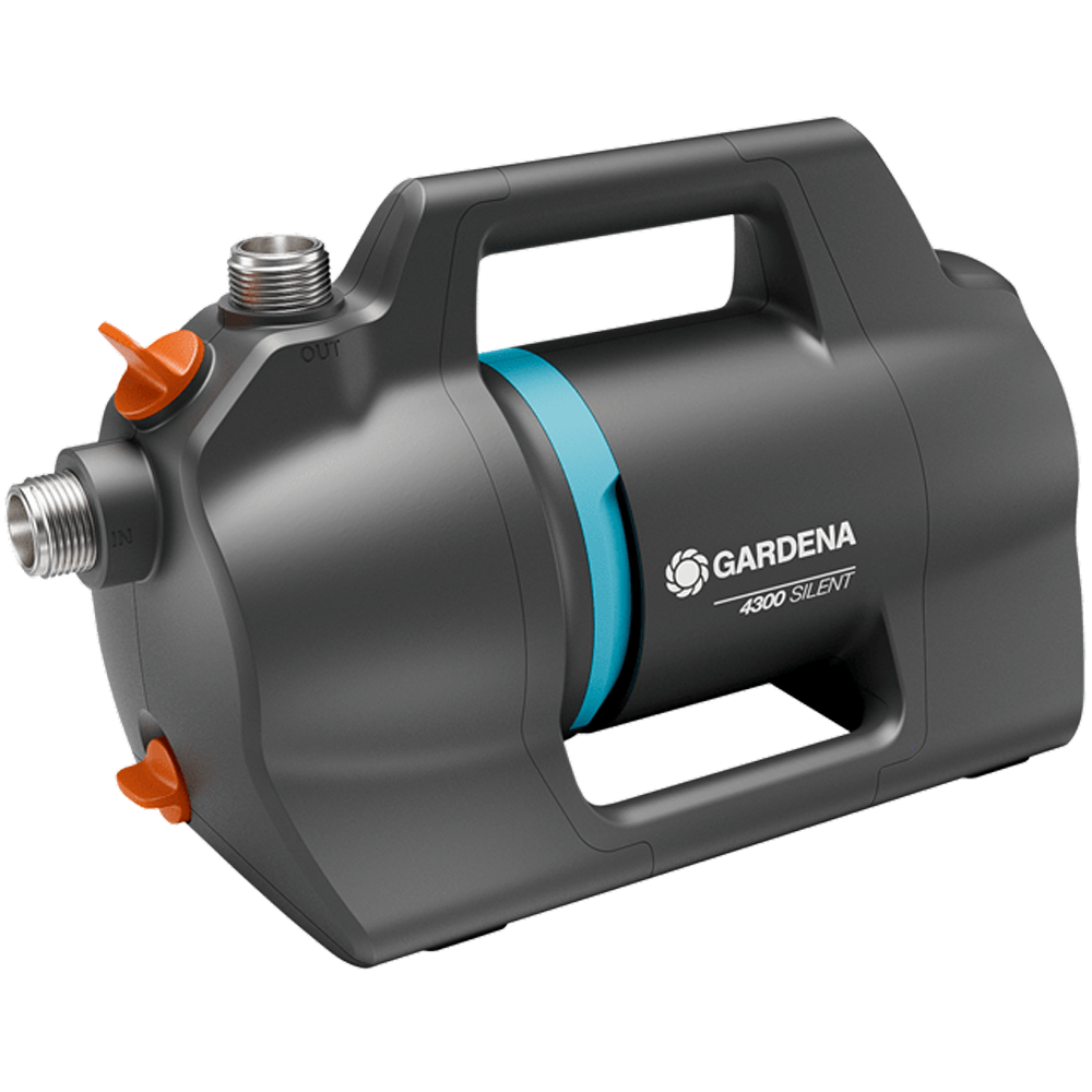 Gardena 4300 Silent Pompa elettrica autoadescante da giardino 650 W Pompe da giardino autoadescanti elettriche 230V