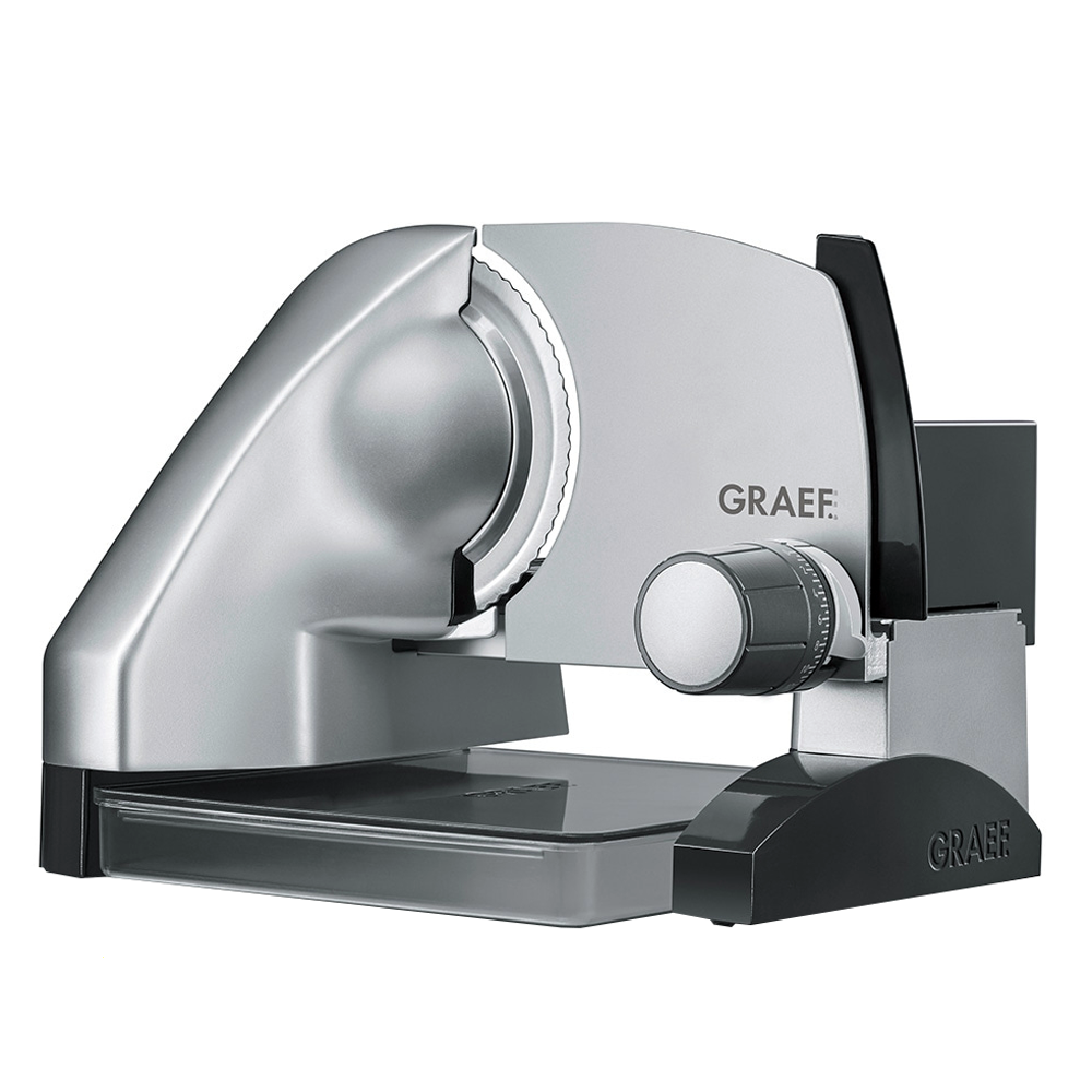 GRAEF SKS 500 Silver Affettatrice 2 in 1 con affettaverdure Lama da 170 mm Affettatrici con lama da 170 mm