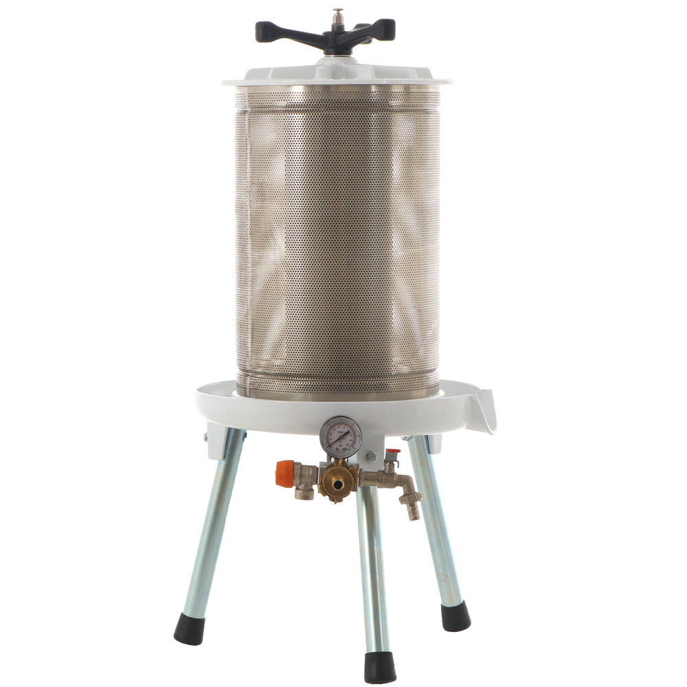 Enotecnica Pillan Carezza Idropressa per frutta 40 L Vasca in INOX Idropresse per Frutta
