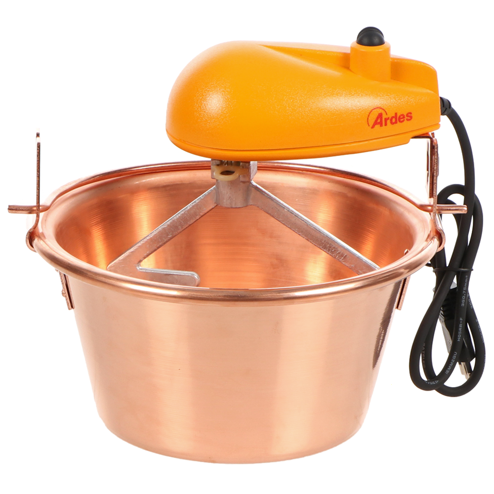 Ardes AR2460 Paiolo elettrico in rame 2,5L 15W Paioli elettrici per polenta in rame per fornelli a gas