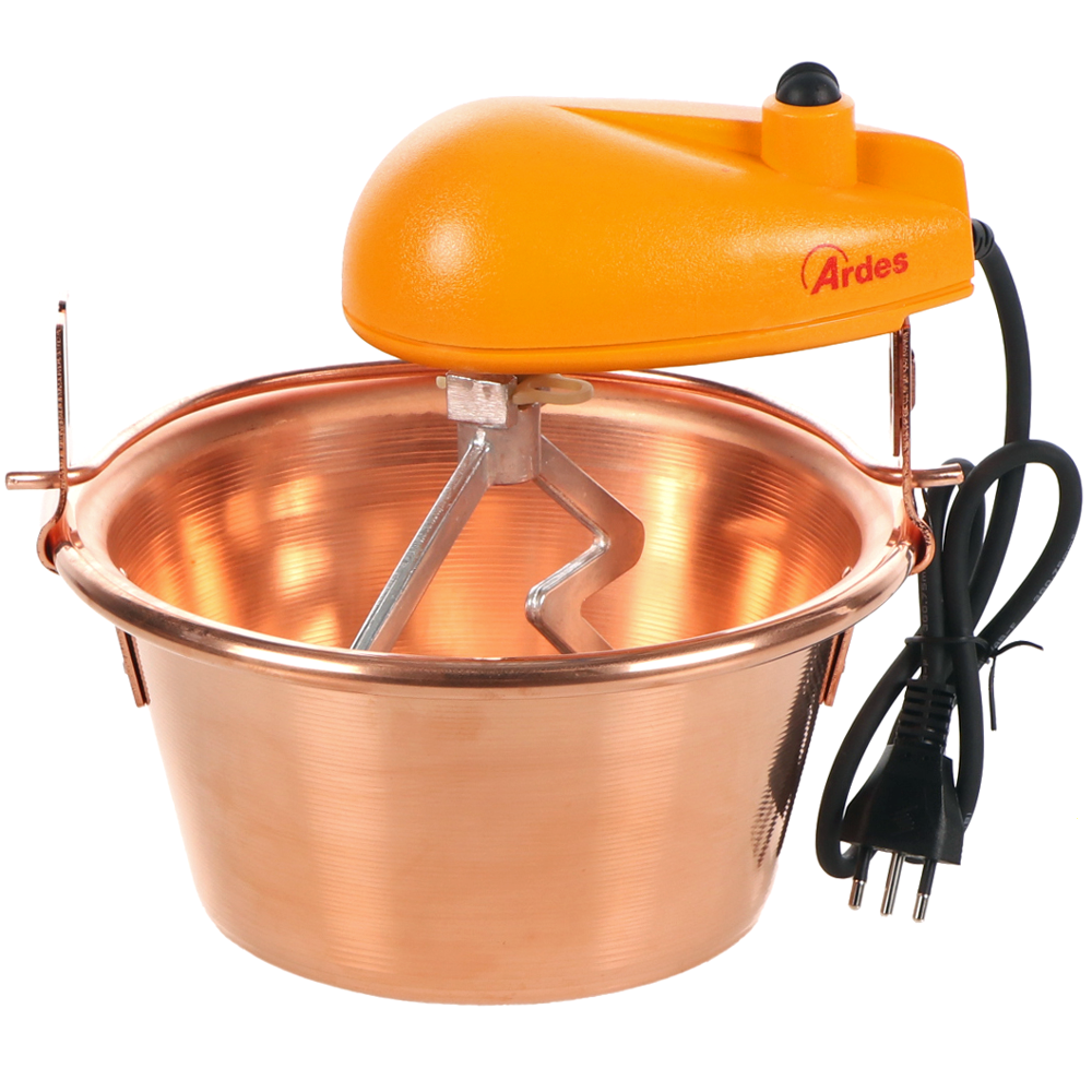 Ardes AR2440 Paiolo elettrico in rame 2L 15W Paioli elettrici per polenta in rame per fornelli a gas